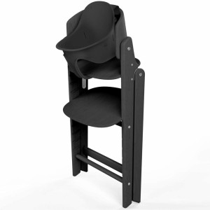 Chaise Haute évolutive 3-in-1 en bois Click & Fold "Stunning Black" Cybex