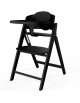 Chaise Haute bébé évolutive en bois Click & Fold "Stunning Black"