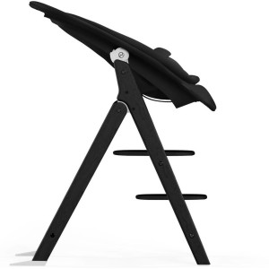 Chaise Haute évolutive 4-in-1 en bois Click & Fold "Stunning Black"