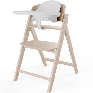 Chaise Haute évolutive bébé 4-in-1 en bois Click & Fold "All Natural" Cybex