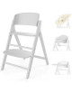 Chaise Haute bébé évolutive en bois Click & Fold "All White" 4-in-1 