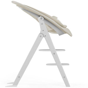 Chaise Haute évolutive bébé 4-in-1 en bois Click & Fold "All White" Cybex