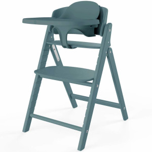 Chaise Haute évolutive bébé 4-in-1 en bois Click & Fold "Stone Blue" Cybex