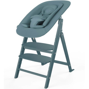 Chaise Haute évolutive bébé 4-in-1 en bois Click & Fold "Stone Blue" Cybex