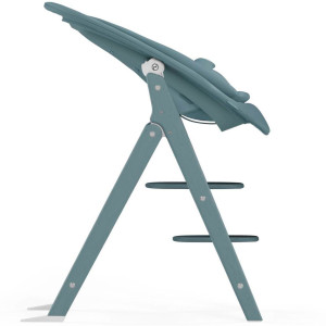 Chaise Haute évolutive bébé 4-in-1 en bois Click & Fold "Stone Blue" Cybex