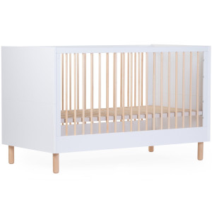 Lit bébé évolutif 70x140 en bois "Wonder White" Childhome