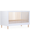 Lit bébé évolutif 70x140 en bois "Wonder White" Childhome