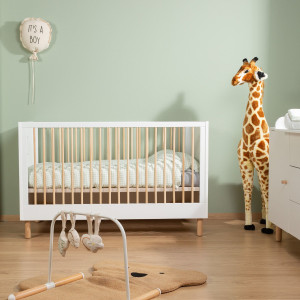Lit bébé évolutif 70x140 en bois "Wonder White" Childhome
