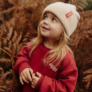 Bonnet en coton bio Flow "Cream" (Bébé & Enfant) Hello Hossy