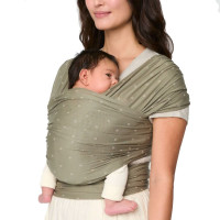 Echarpe de Portage Aura Knit "Olive Diamonds"