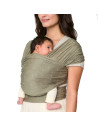 Echarpe de Portage Aura Knit "Olive Diamonds"
