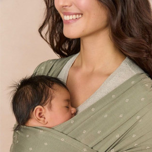 Echarpe de Portage Aura Knit "Olive Diamonds" Ergobaby