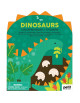Livre de coloriage + Stickers "Dinosaures" (4 ans et +)