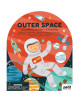 Livre de coloriage + Stickers "Espace" (4 ans et +)