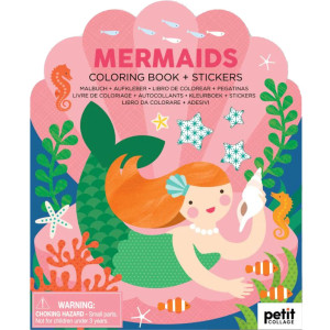 Livre de coloriage + Stickers "Sirènes" (4 ans et +)