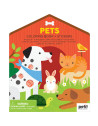 Livre de coloriage + Stickers "Animaux de companie" (4 ans et +)