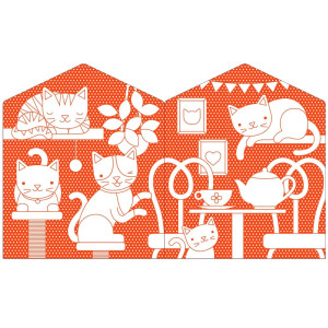 Livre de coloriage + Stickers "Animaux de companie" (4 ans et +)