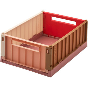 Caisses de rangement pliables Weston S "Dusty raspberry" (x2) Liewood