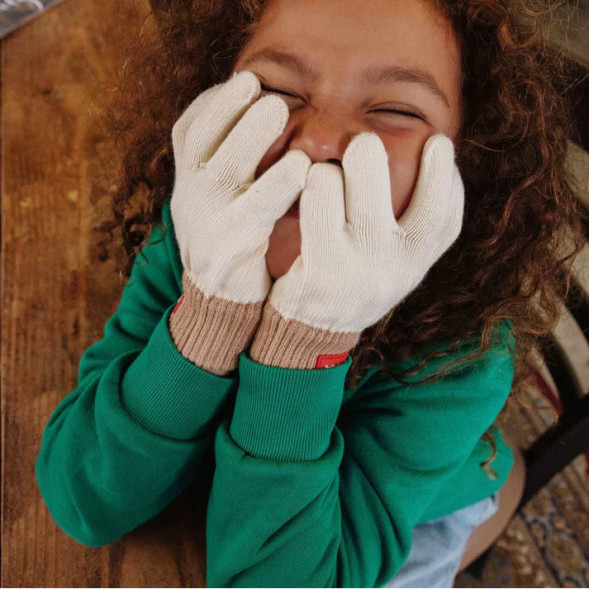 Gants bébé en coton bio Handy "Sandy" (1/3 ans )