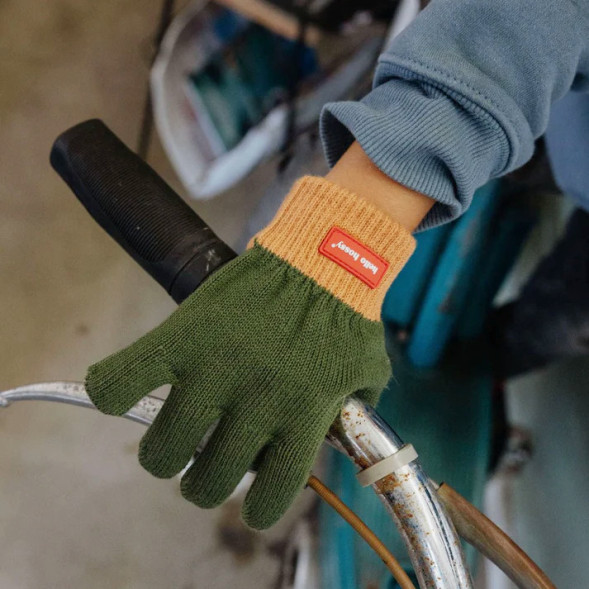 Gants enfant en coton bio Handy "Forest" (4/6 ans)