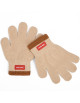 Gants enfant (7/9 ans) en coton bio Handy "Creamy" 