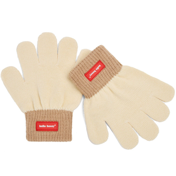 Gants enfant (7/9 ans) en coton bio Handy "Sandy" 