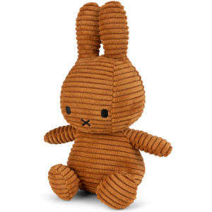 Peluche Miffy en velours côtelé  (23 cm) Eco "Beige" Bon Ton Toys