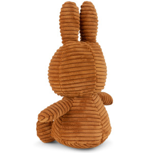Peluche Miffy en velours côtelé  (23 cm) Eco "Beige" Bon Ton Toys