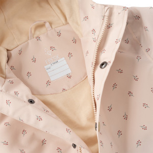 Veste enfant imperméable en PET recyclé "Berries" Fresk