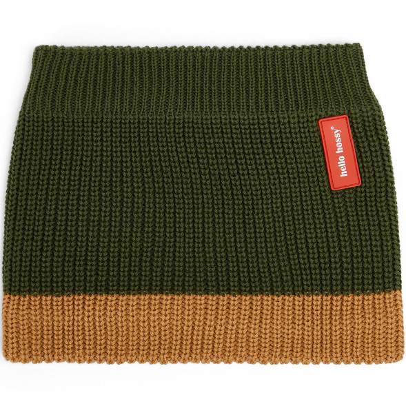 Tour de cou enfant en coton bio et polaire Snood Cocoon "Forest" (1/5 ans)