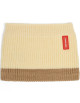 Tour de cou enfant en coton bio et polaire Snood Cocoon "Creamy" (1/5 ans)