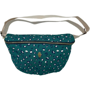 Sac banane à langer en coton Bob "Graou Orage" (XL) Milinane