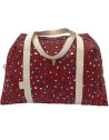 Sac à langer en coton Joseph "Graou Brique" Milinane