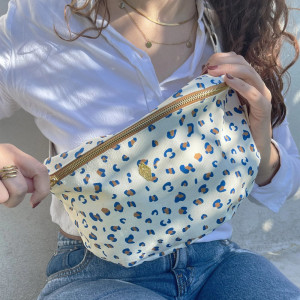 Sac banane à langer en coton Bobbie "Graou" Milinane