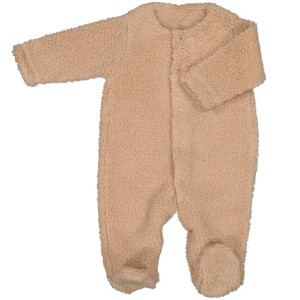 Pyjama avec pieds Bébé Moumoute Donna "Beige" Mellipou
