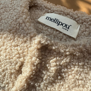 Pyjama avec pieds Bébé Moumoute Donna "Beige" Mellipou