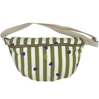 Sac banane à langer en coton Bob "Stripe & Love" (XL)