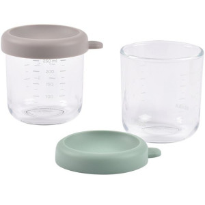 Portions verre 250ml "Gazelle/Sauge" (x2) Beaba