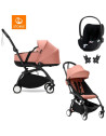  Trio Poussette YOYO³ 6+ Cadre Noir "Ginger" + Nacelle YOYO + Cybex Cloud T i-SIZE Plus
