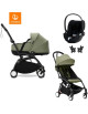  Trio Poussette YOYO³ 6+ Cadre Noir "Olive" + Nacelle YOYO + Cybex Cloud T i-SIZE Plus