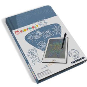 Tablette à dessin lumineuse KIDYDRAW-MINI "Océans & Pirates" (3 ans et +) Kidywolf