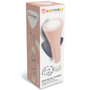 Lampe Torche enfant 3-en-1 KIDYFLASHLIGHT "Nude" (3 ans et +) Kidywolf