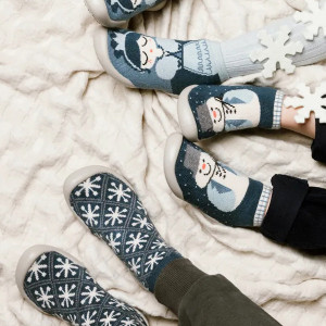 Chaussons Chaussettes à semelle souple "Snow Day" Collégien