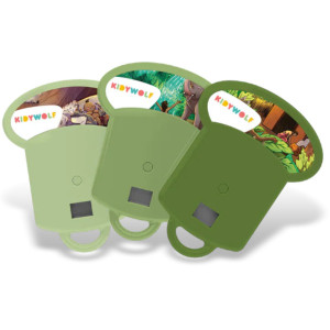 Set d'Histoires KIDYSTORIES pour la lampe KIDYSLIDE "Livre de la Jungle" (x3) Kidywolf