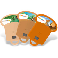 Set d'Histoires KIDYSTORIES pour la lampe KIDYSLIDE "La Fontaine" (x3)