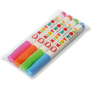 Marqueurs Fluo KIDYMARKERS pour tablette  KIDYDRAW Pro Kidywolf