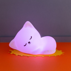 Veilleuse en silicone Stella le Chat (16 cm) Little L