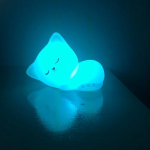 Veilleuse en silicone Stella le Chat (16 cm) Little L