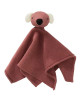 Doudou plat en tricot coton bio "Teckel"
