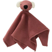 Doudou plat en tricot coton bio "Teckel"